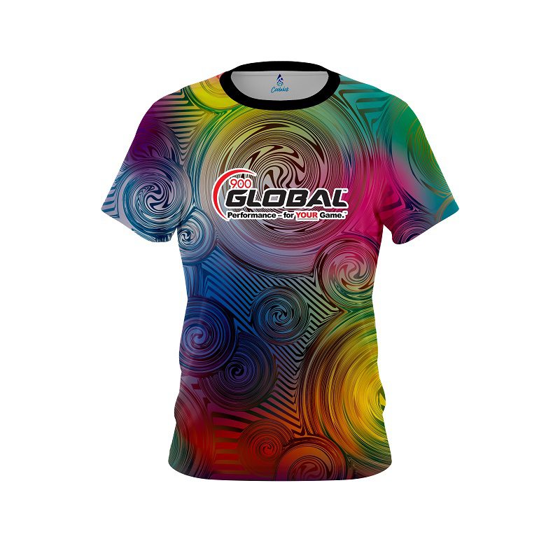 900 Global Blurry Vortex CoolWick Bowling Jersey