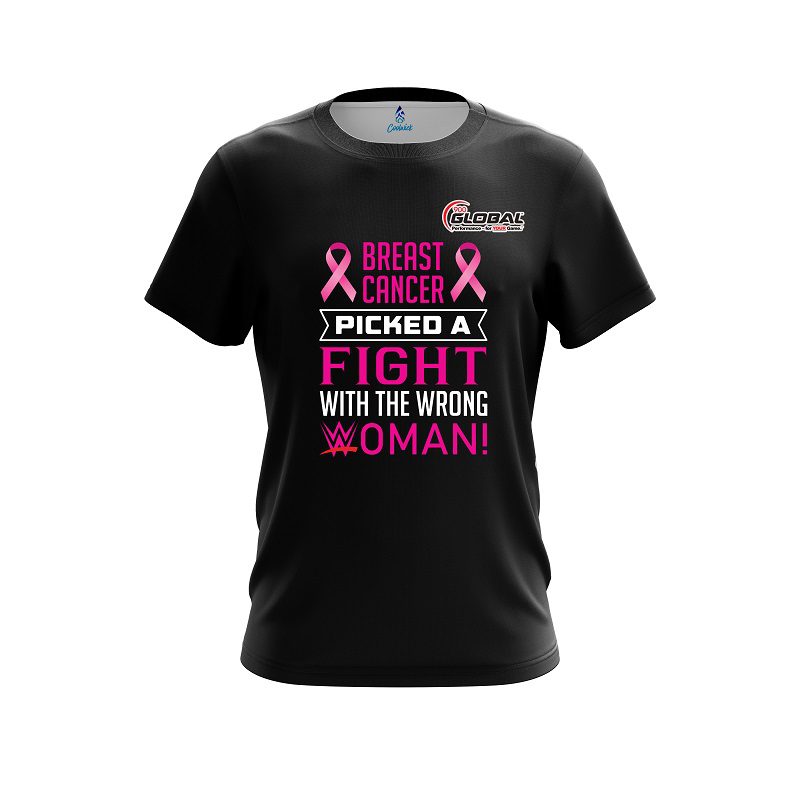 900 Global Breast Cancer Smack Down CoolWick Bowling Jersey