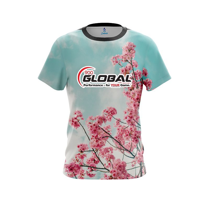 900 Global Cherry Blossom CoolWick Bowling Jersey