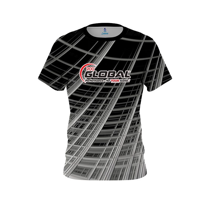 900 Global Chrome Wavy Dimension CoolWick Bowling Jersey