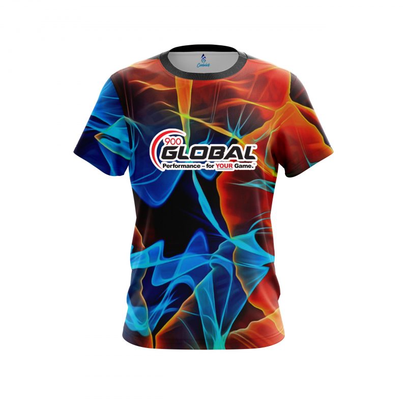 900 Global Cloudy Smoke CoolWick Bowling Jersey