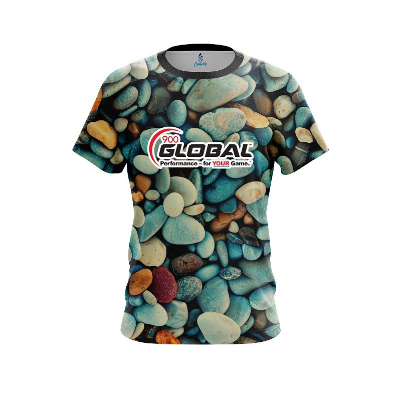 900 Global Color Pebbles CoolWick Bowling Jersey