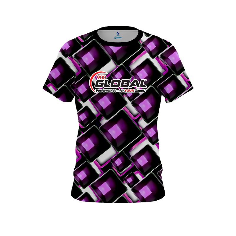 900 Global Conception Purple CoolWick Bowling Jersey