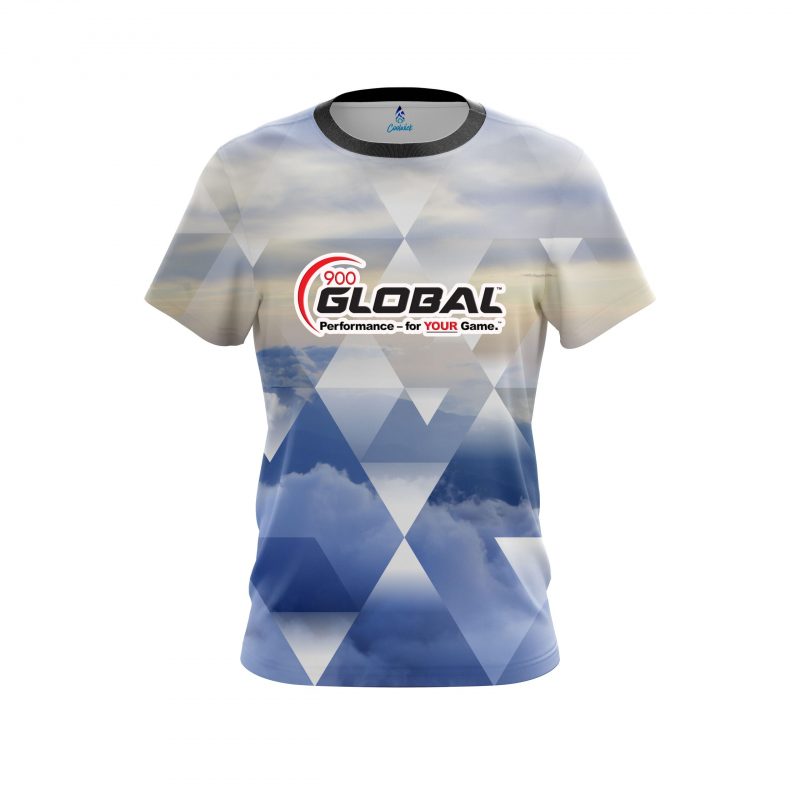 900 Global Diamond Clouds CoolWick Bowling Jersey