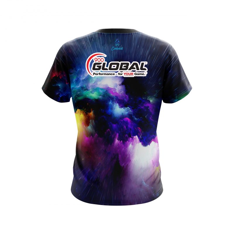900 Global Electrical Burst CoolWick Bowling Jersey - Image 2