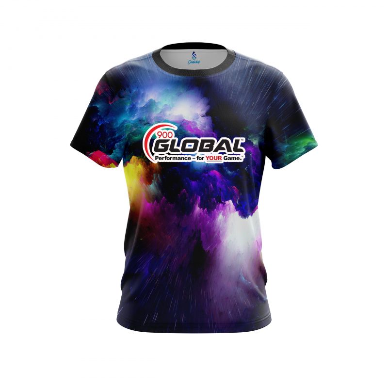 900 Global Electrical Burst CoolWick Bowling Jersey