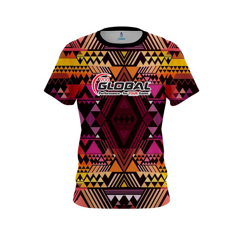 900 Global Native Triangular CoolWick Bowling Jersey