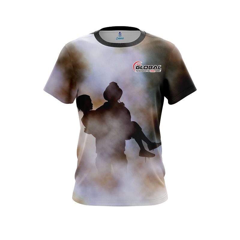 900 Global Firefighters prayer CoolWick Bowling Jersey