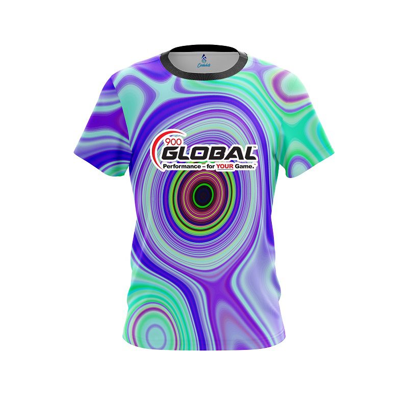 900 Global Hypnotic Swirl CoolWick Bowling Jersey
