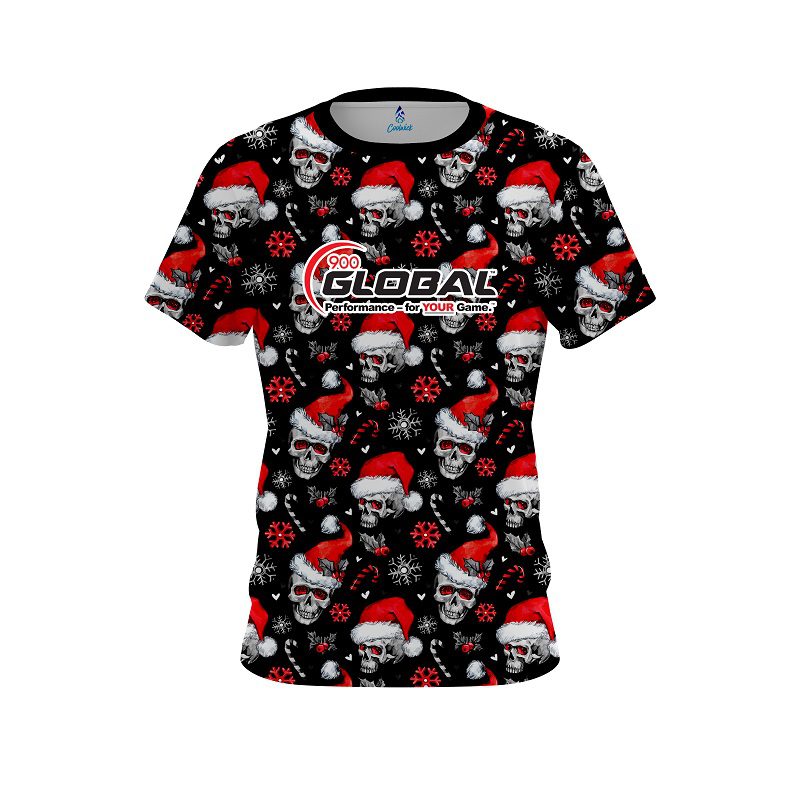 900 Global Jolly Sugar Skull CoolWick Bowling Jersey