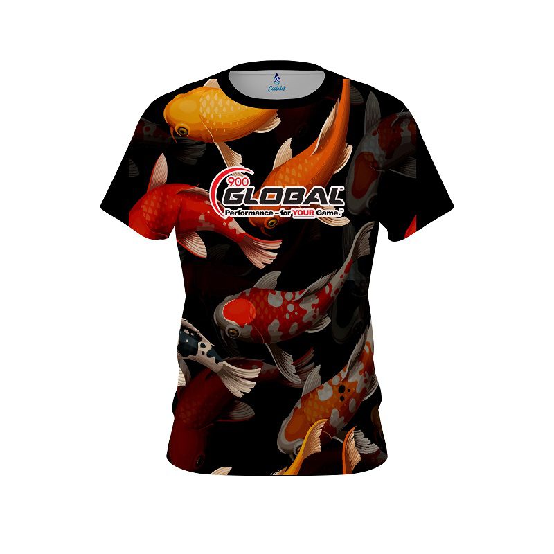 900 Global Koi Pond CoolWick Bowling Jersey