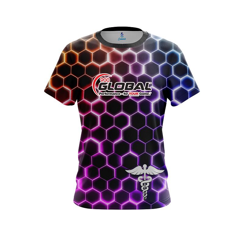 900 Global Medical Snake Hex CoolWick Bowling Jersey