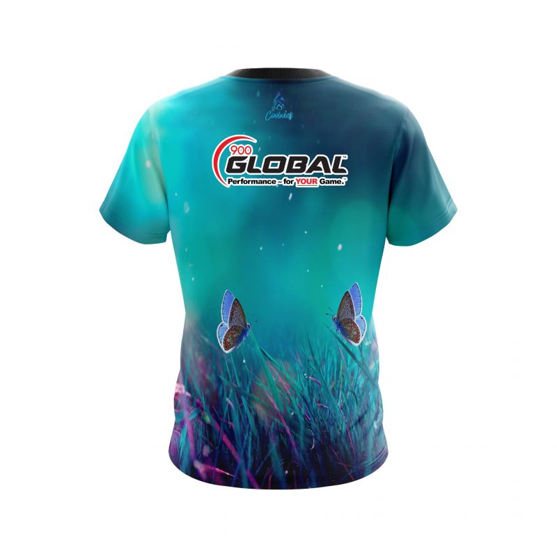 900 Global Meadow Butterfly Dreams CoolWick Bowling Jersey - Image 2