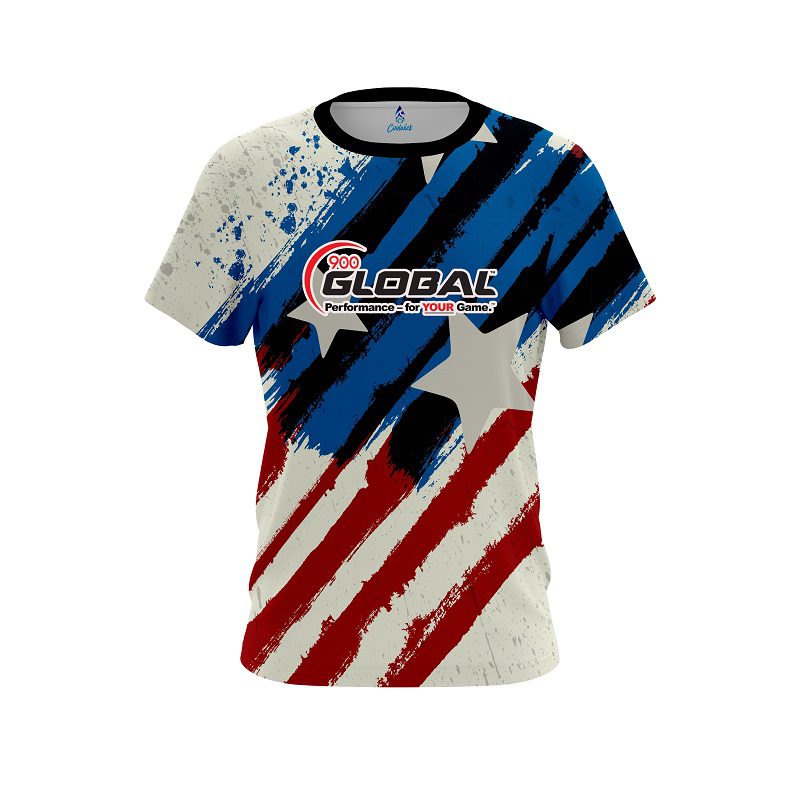 900 Global Merica CoolWick Bowling Jersey