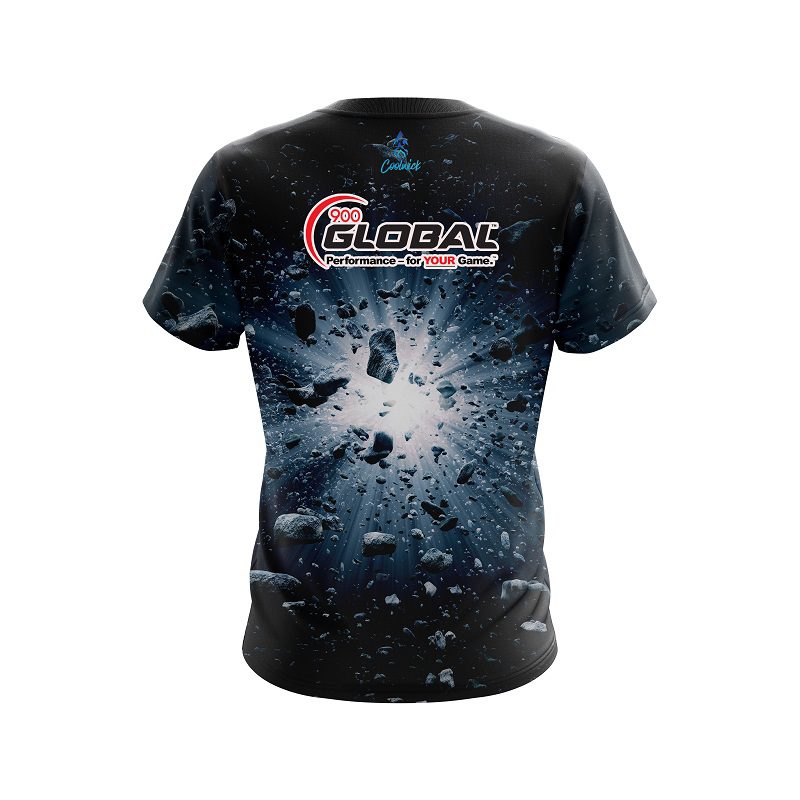 900 Global Meteor shower CoolWick Bowling Jersey - Image 2