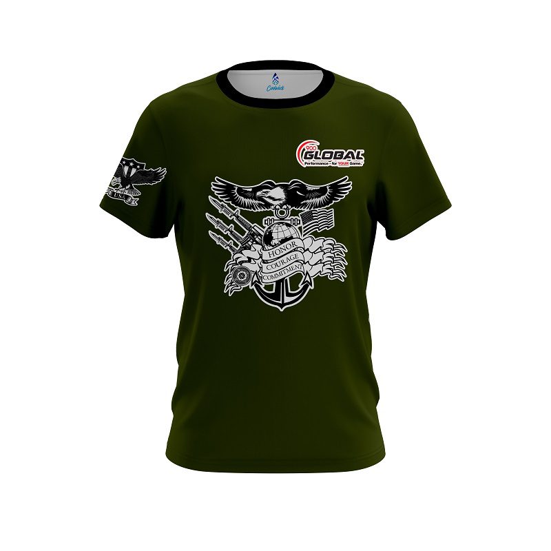 900 Global Military Honor CoolWick Bowling Jersey