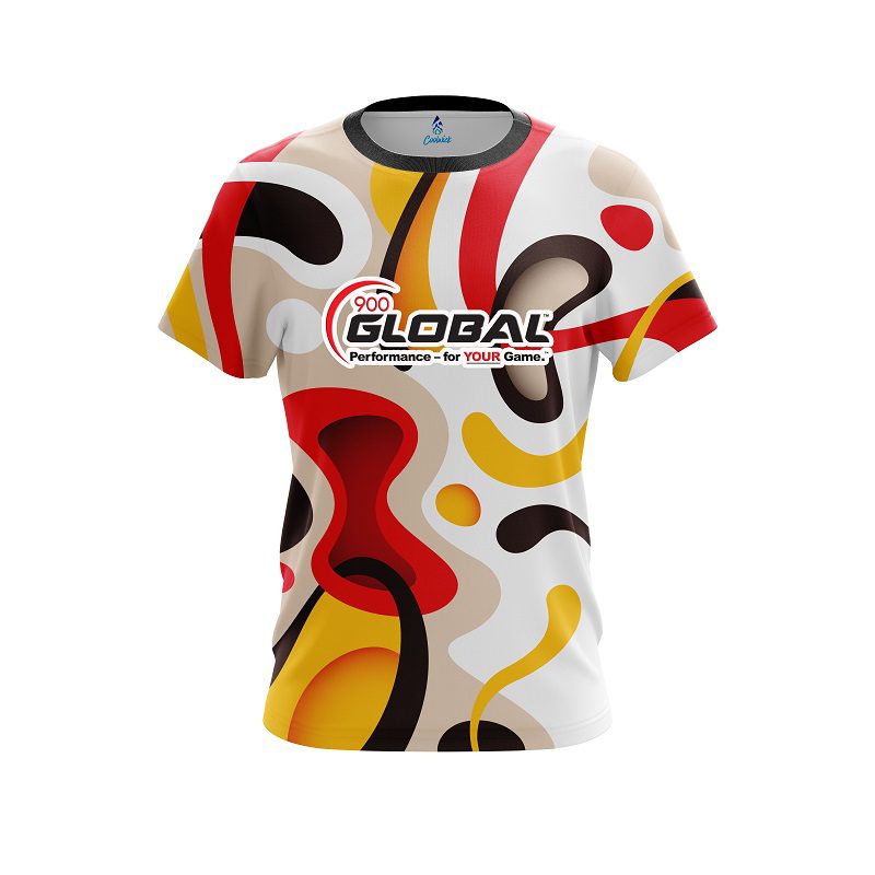 900 Global Modern Art CoolWick Bowling Jersey