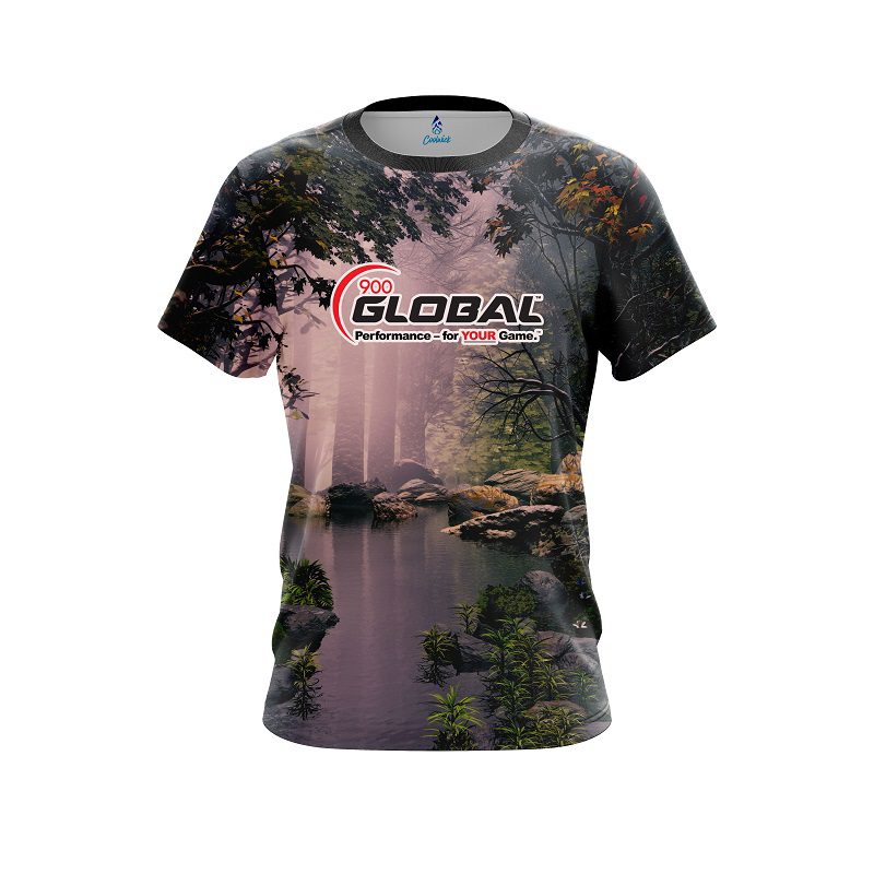 900 Global Mystical Forest CoolWick Bowling Jersey