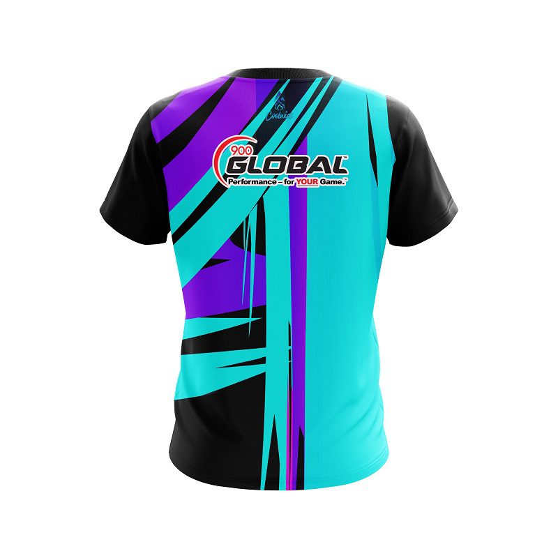 900 Global Paint Brush Drip CoolWick Bowling Jersey - Image 2