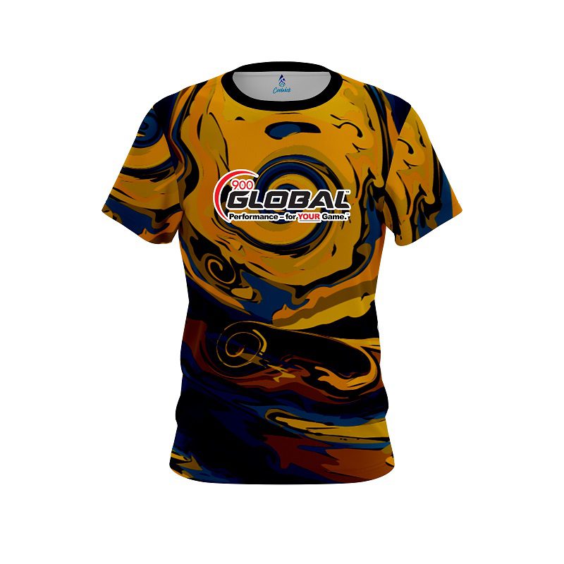 900 Global Painted Vortex Moon CoolWick Bowling Jersey