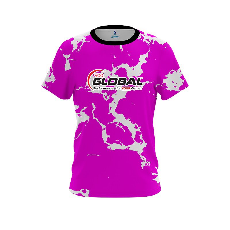 900 Global Pink Shock CoolWick Bowling Jersey