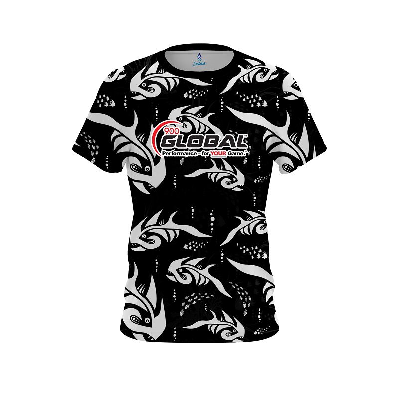 900 Global Piranha Escape CoolWick Bowling Jersey