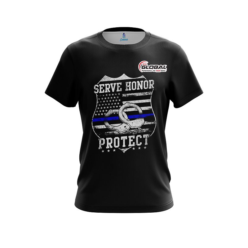 900 Global Police Protect CoolWick Bowling Jersey
