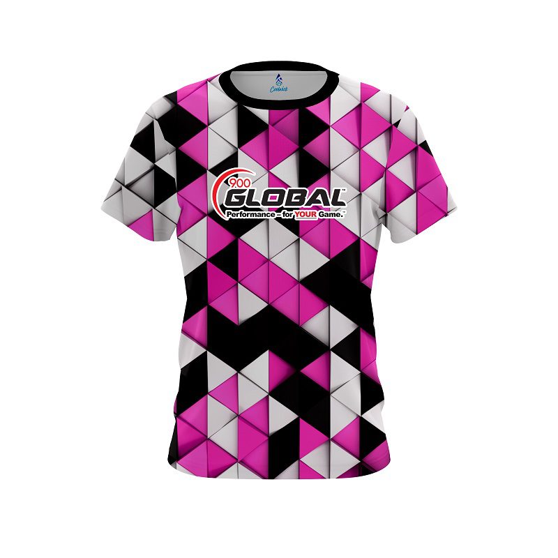 900 Global Prism Pink CoolWick Bowling Jersey