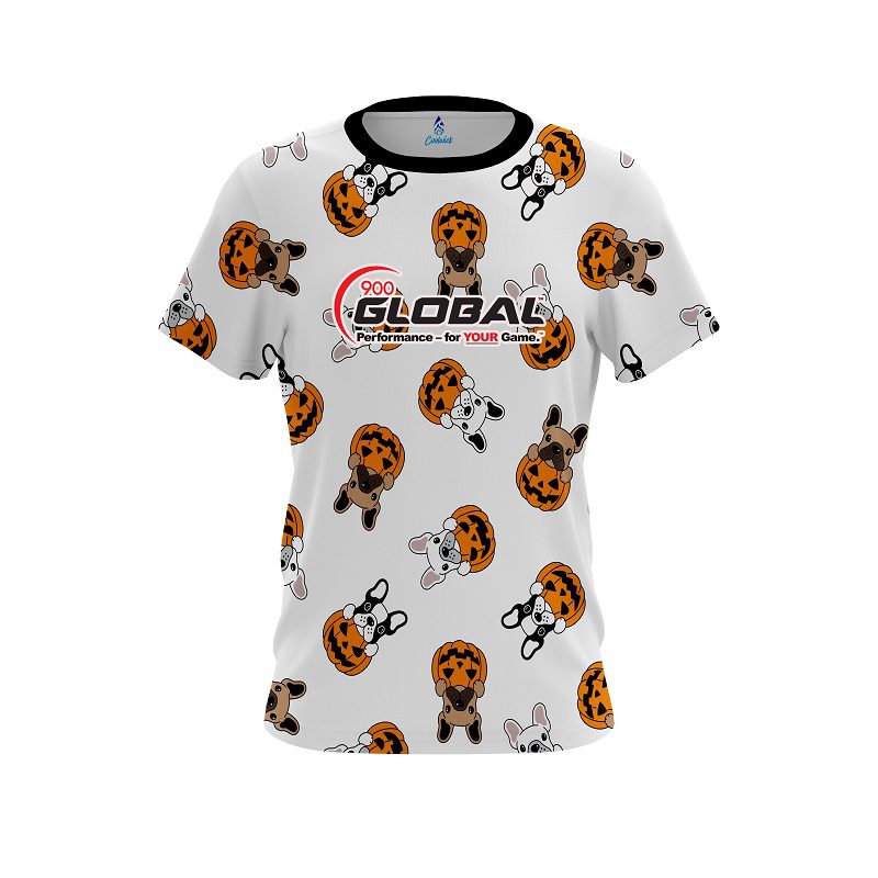 900 Global Pumpkin Puppy Patch CoolWick Bowling Jersey
