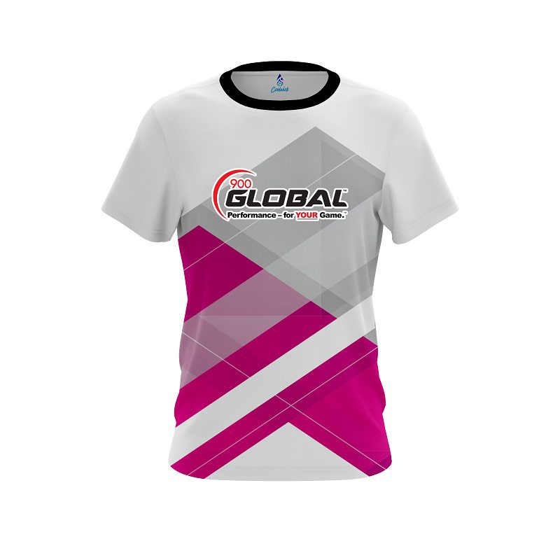 900 Global Racing Pink CoolWick Bowling Jersey