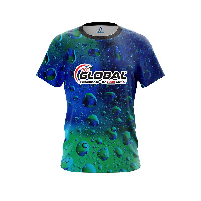 900 Global Rain Drop CoolWick Bowling Jersey