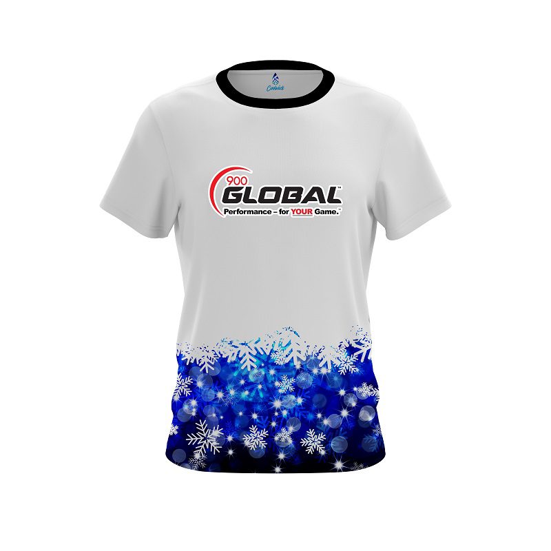 900 Global Snowflake Season CoolWick Bowling Jersey