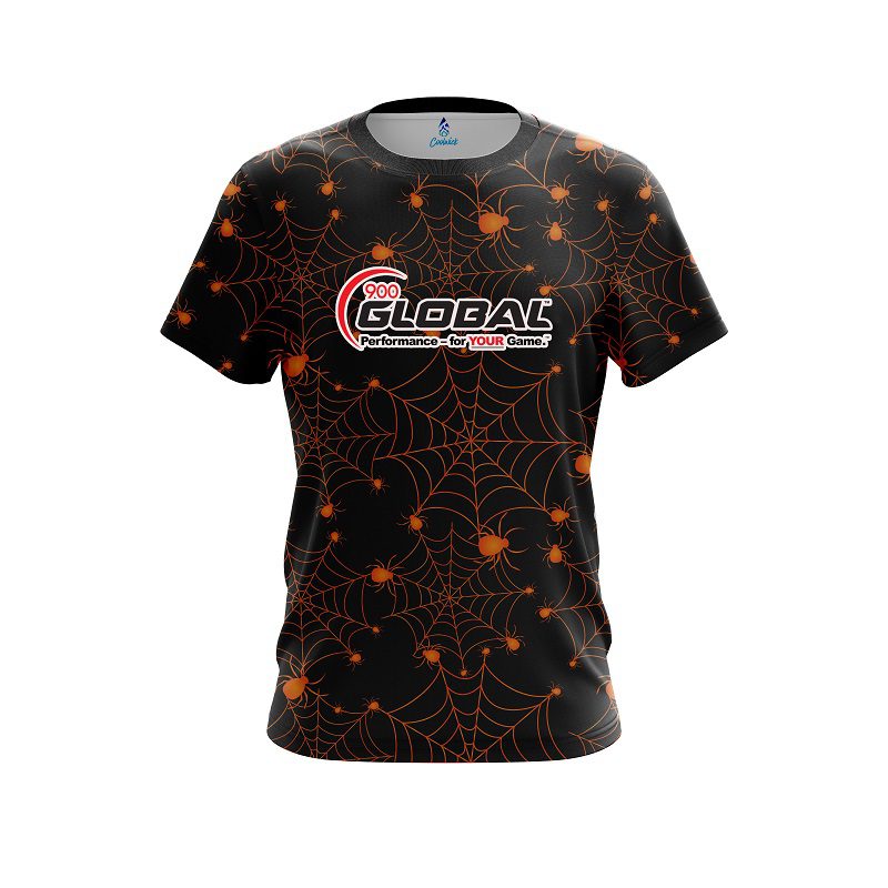 900 Global Spider Web Madness CoolWick Bowling Jersey