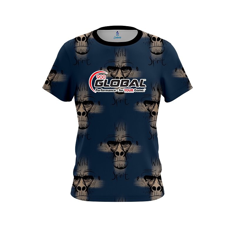 900 Global Wild Spirit Monkey CoolWick Bowling Jersey