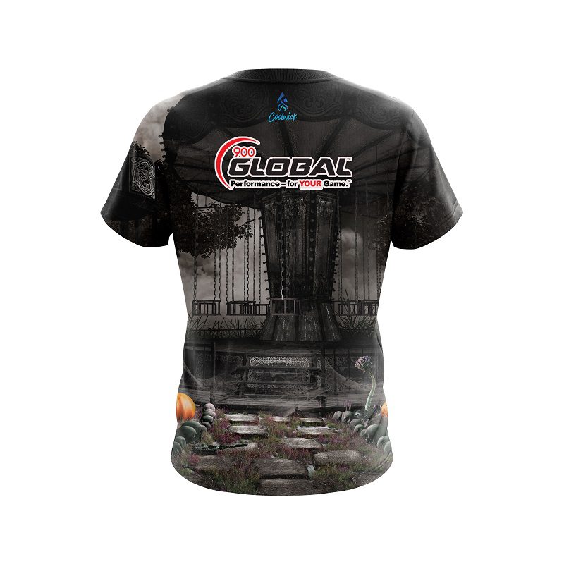 900 Global Spooky Carnival Carousel CoolWick Bowling Jersey - Image 2