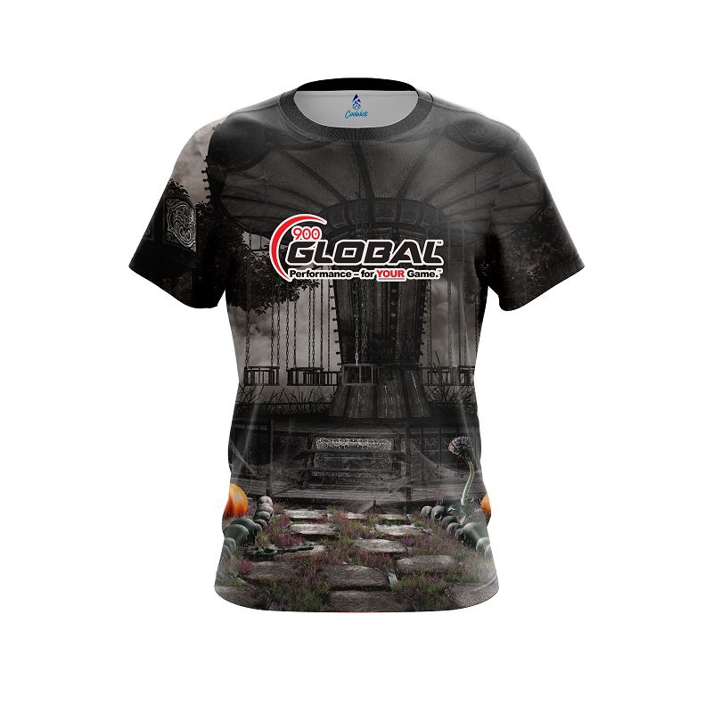 900 Global Spooky Carnival Carousel CoolWick Bowling Jersey
