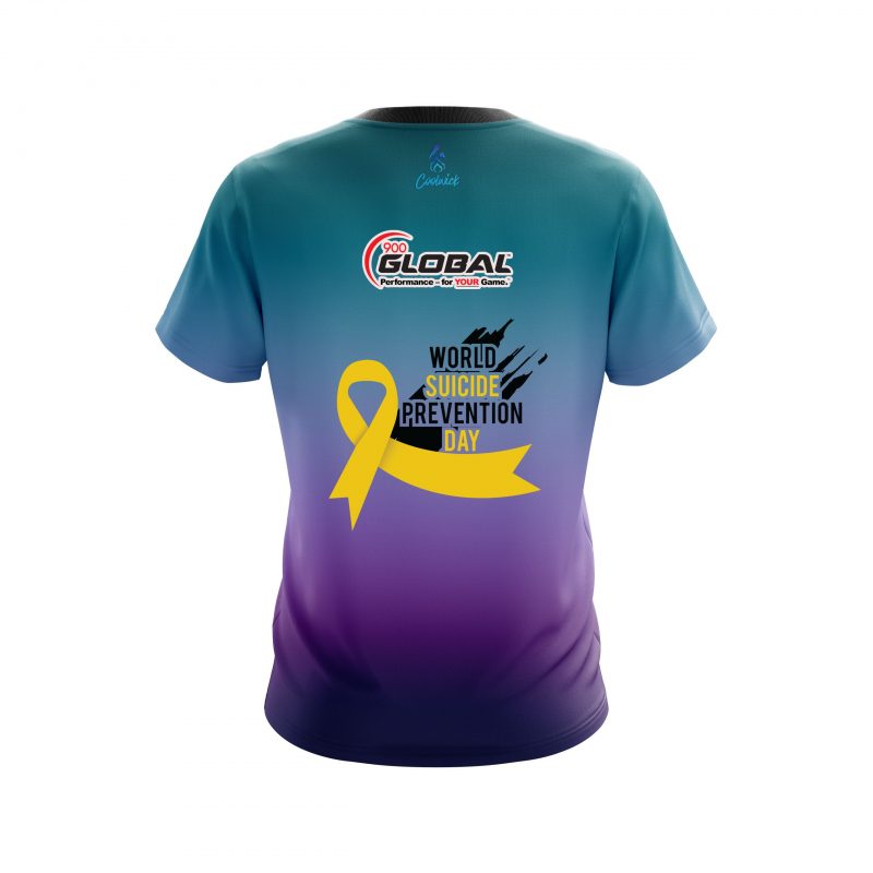 900 Global Suicide Prevention CoolWick Bowling Jersey - Image 2