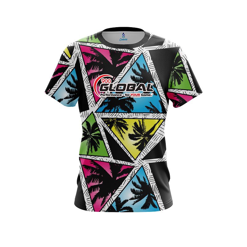 900 Global Summer Palms CoolWick Bowling Jersey