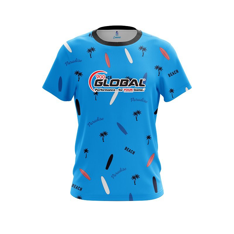 900 Global Paradise Palms CoolWick Bowling Jersey