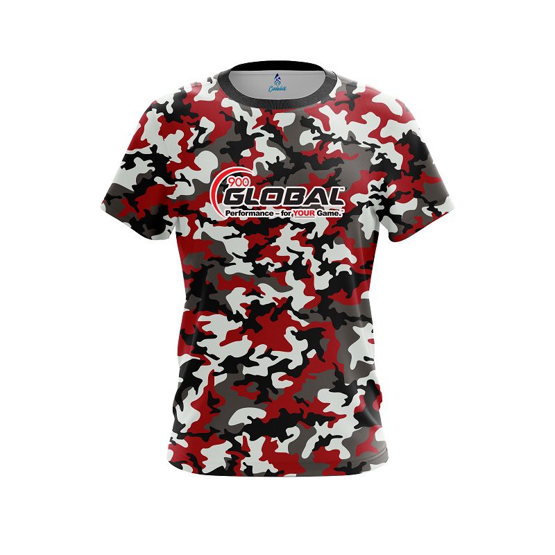 900 Global Tactical Camo CoolWick Bowling Jersey