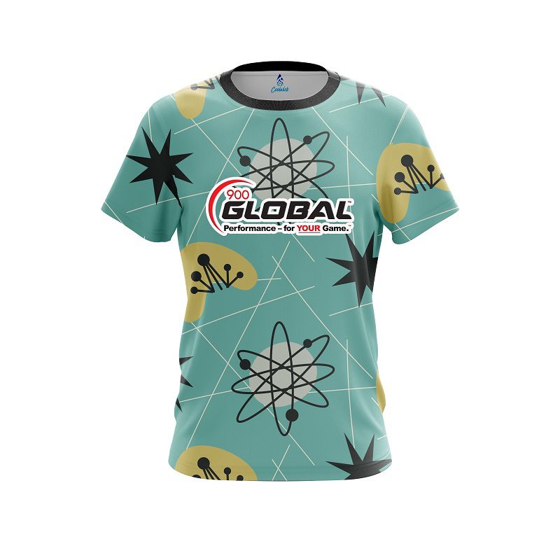 900 Global Throwback Vintage  CoolWick Bowling Jersey