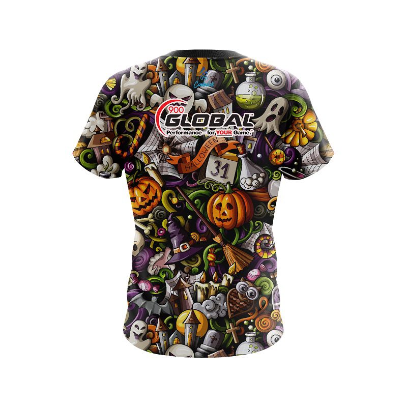 900 Global Trick O Treat CoolWick Bowling Jersey - Image 2