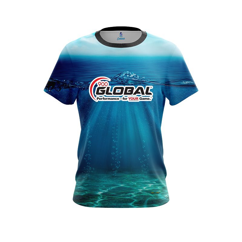 900 Global Underwater Abyss CoolWick Bowling Jersey