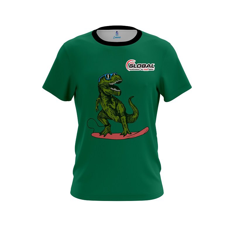 900 Global Wild Rex Surf CoolWick Bowling Jersey