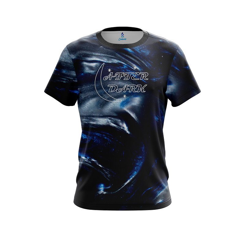 900 Global After Dark Blue/Silver Pearl  CoolWick Bowling Jersey