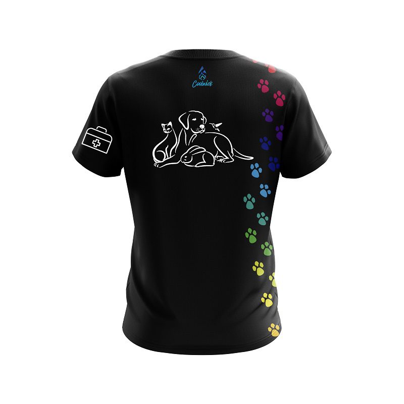 Plain Animal Rescue CoolWick Bowling Jersey - Image 2