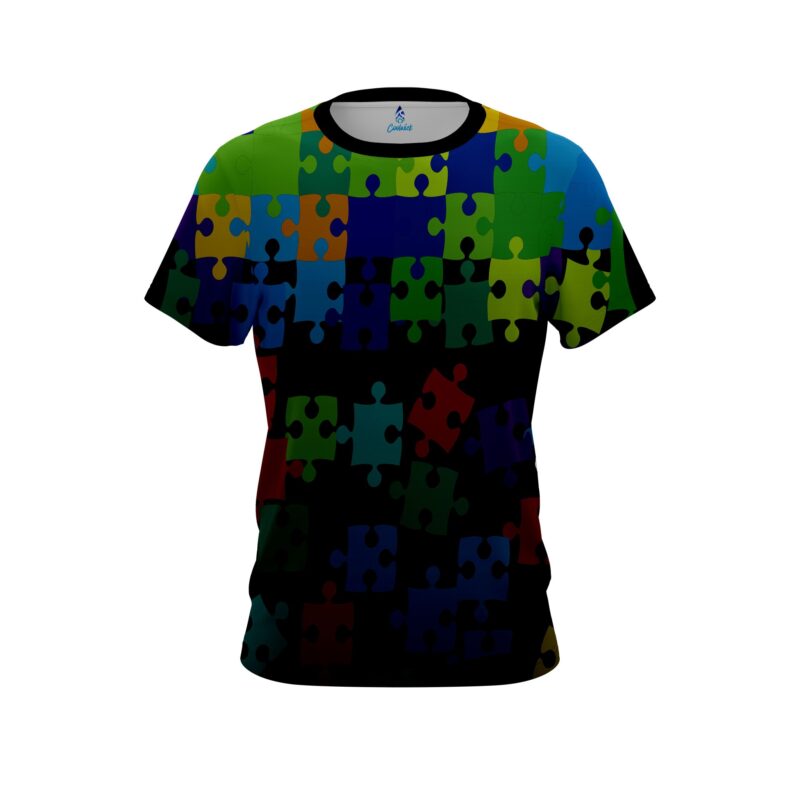 Plain Autism Awareness Be Kind CoolWick Bowling Jersey