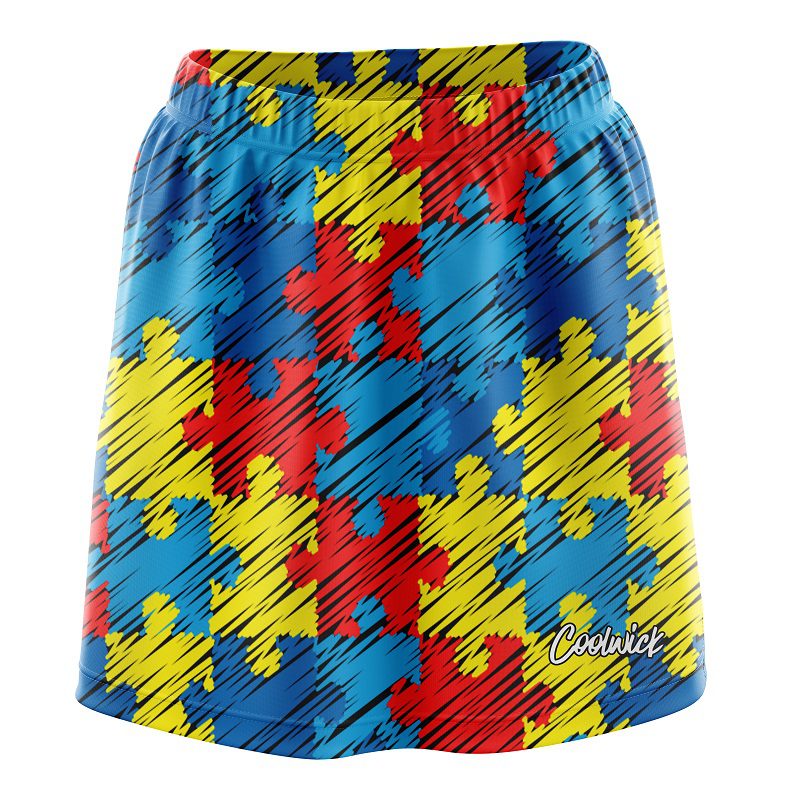 Autism Awareness CoolWick Bowling Skort
