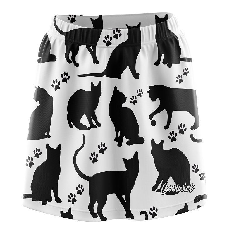Black Cats CoolWick Bowling Skort