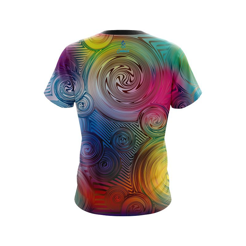 Plain Blurry Vortex CoolWick Bowling Jersey - Image 2